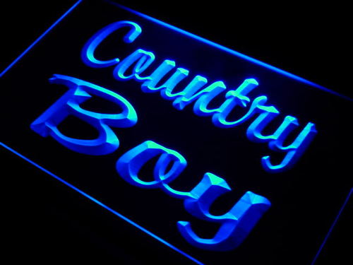 Country Boy Display Neon Light Sign